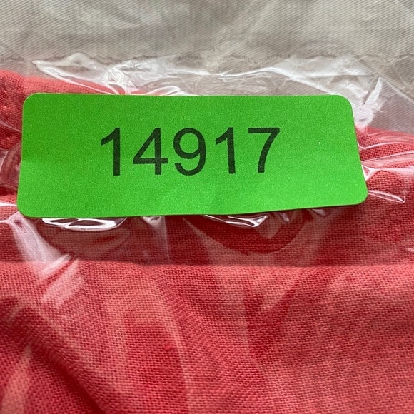 Reitmans Women's Coral Linen Blend Long Sleeve Button Up Shirt Size Large Beach - Picture 12 of 12